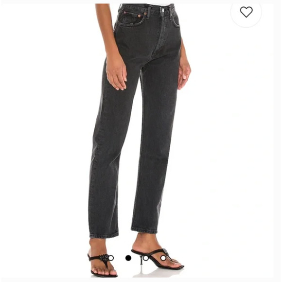 AGOLDE 90'S PINCH WAIST HIGH RISE STRAIGHT UNDERGROUND NEW - Picture 2 of 7